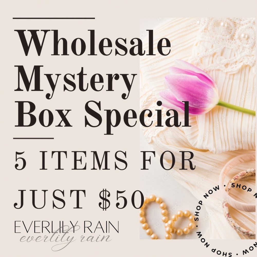 FIVE ITEMS FOR JUST $50! Wholesale Mystery Box Special!